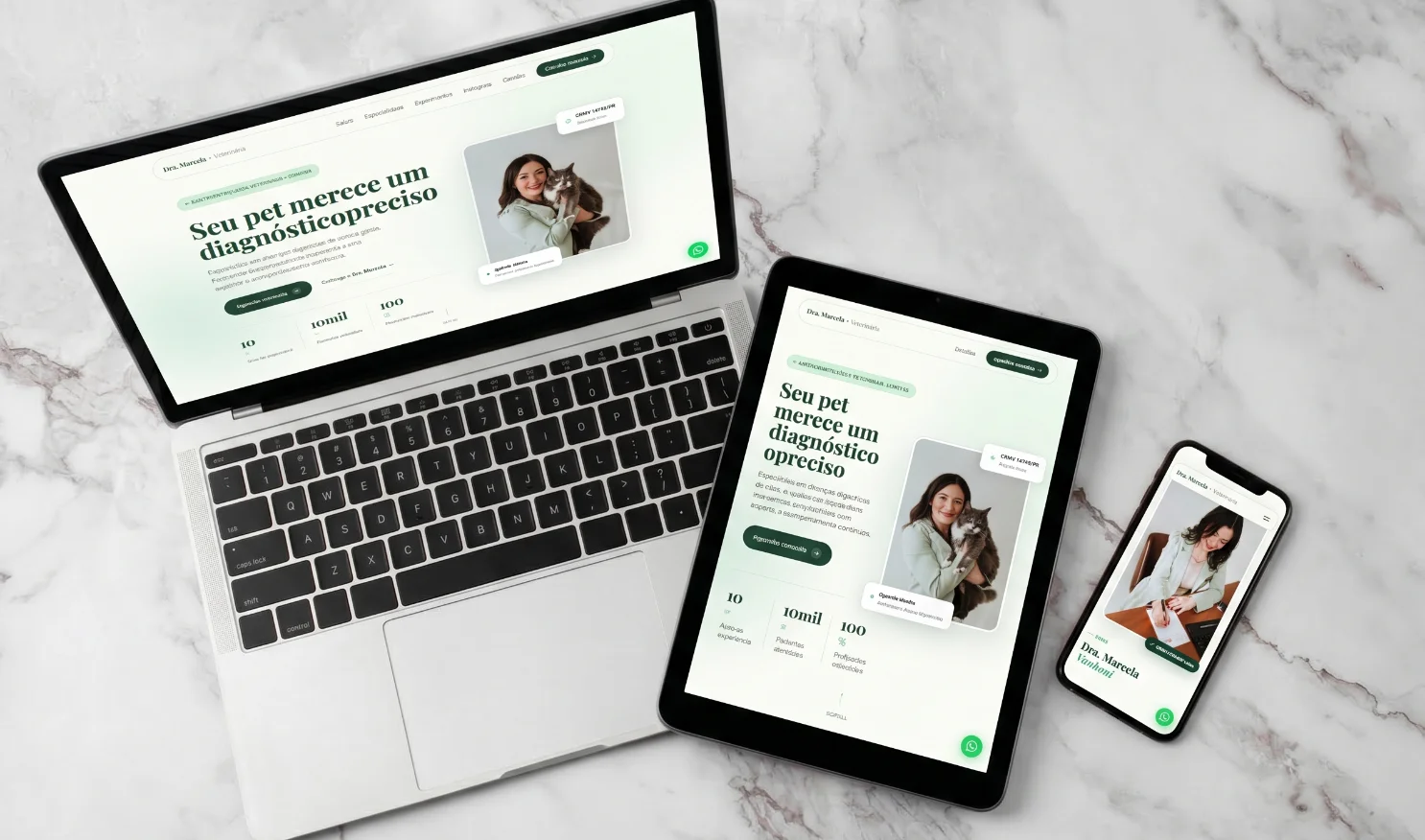 Site profissional Dra. Marcela Vanhoni — Gastroenterologia Veterinária